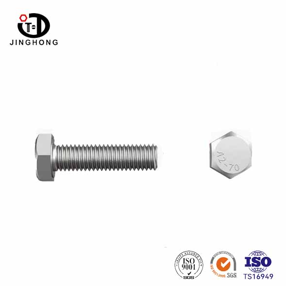 Parafusos hexáticos de aço inoxidável de 10 mm