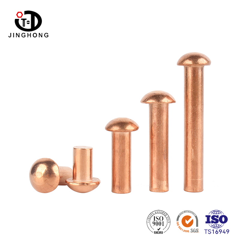 Rebite de cobre da cabeça de bronze