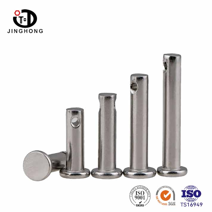 Clevis Pins A2 304 Aço inoxidável para clipes R pinos divididos