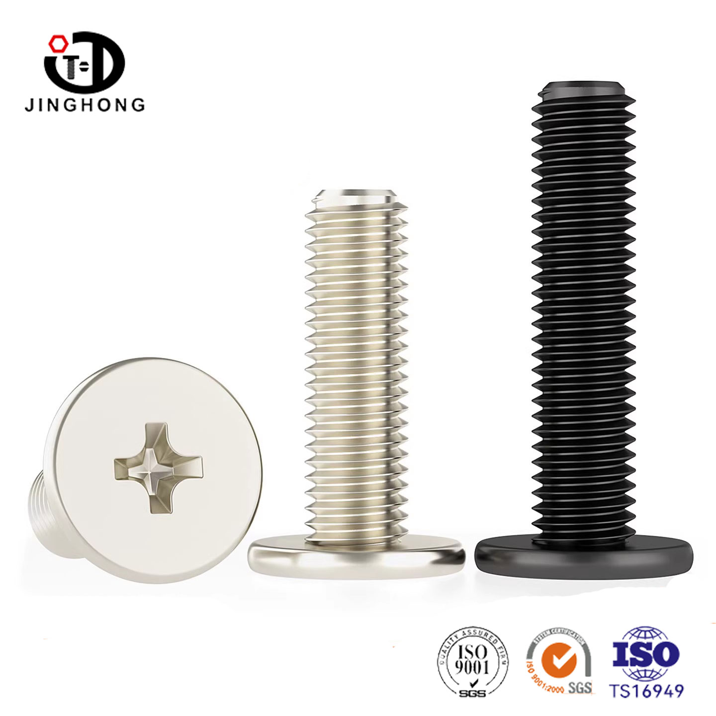 Parafuso cruzado para laptop de cabeça plana