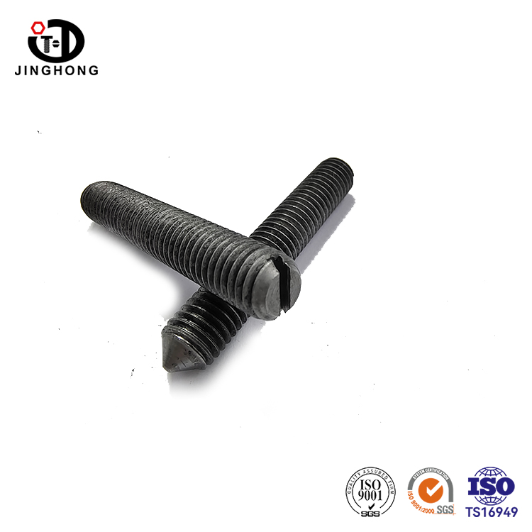 Din 553 Slotado parafuso com ponto de cone
