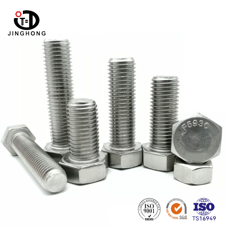 F593C Aço inoxidável parafusos de cabeça