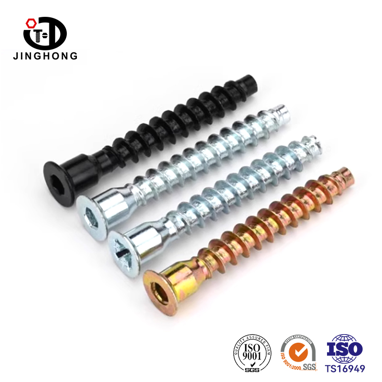 Parafuso de madeira de conector de móveis
