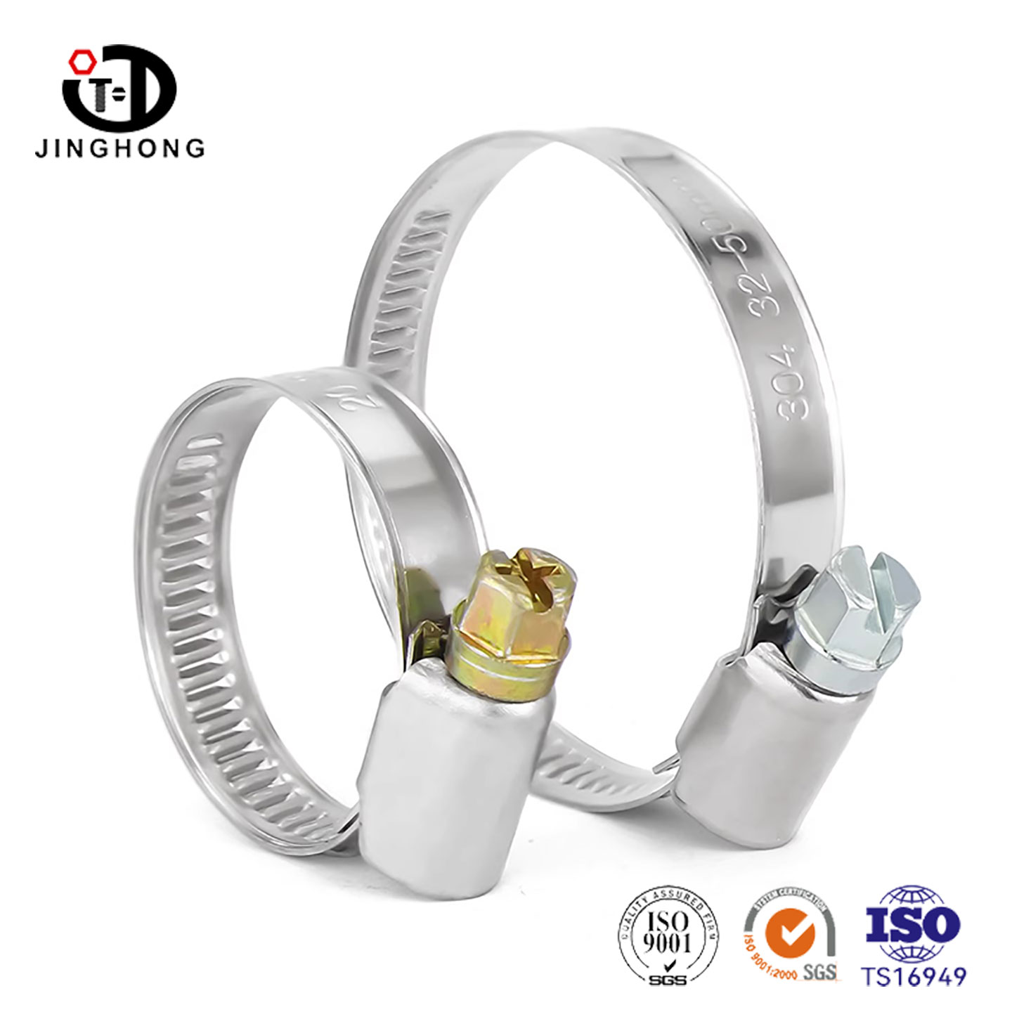 Braçadeira de parafuso estilo alemão