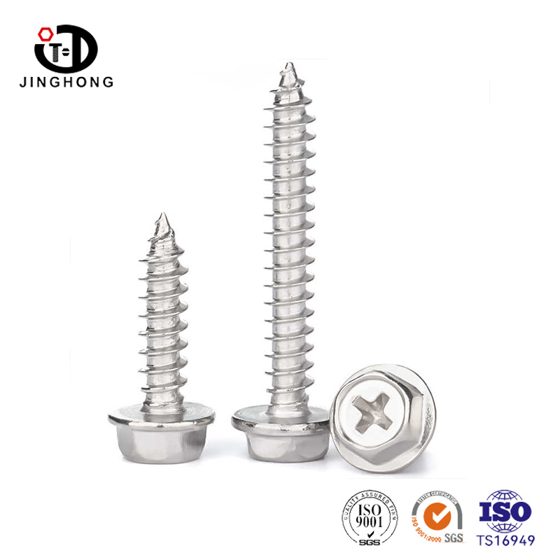 Parafusos de chapa de flange hexadecipal