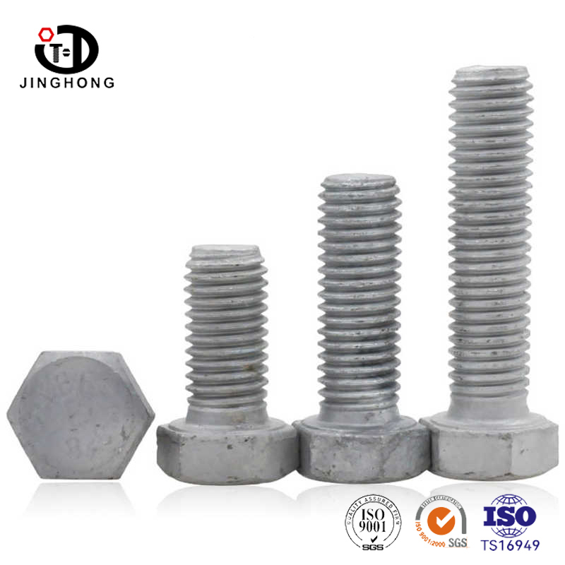 Parafusos de máquinas galvanizados de mergulho quente