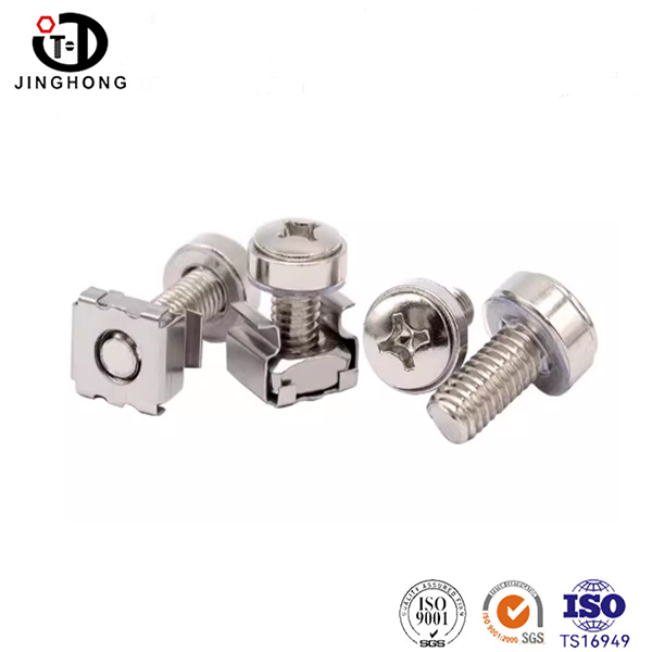 Parafuso combinado de coroa de aço inoxidável com cabeça panela Phillips