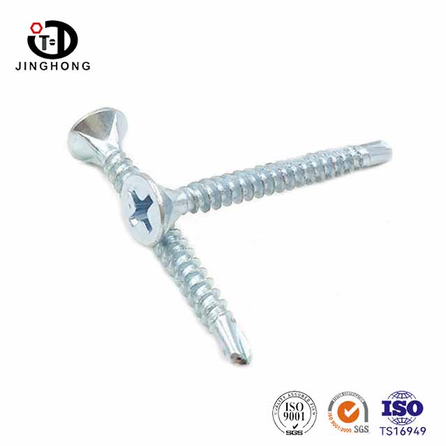 Parafusos de perfuração de drywall de gesso