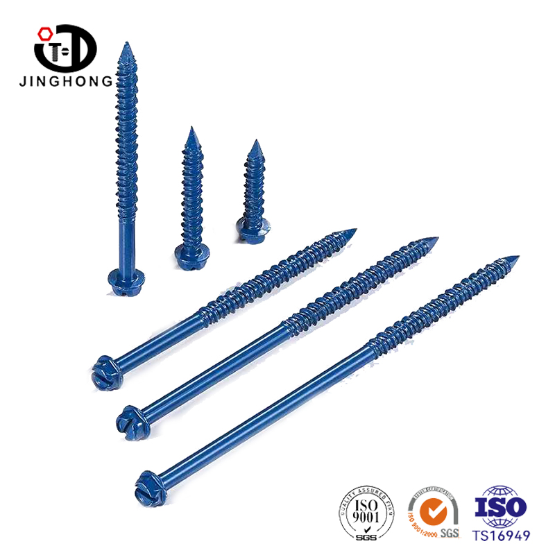 Parafusos de tapcon flange com fenda