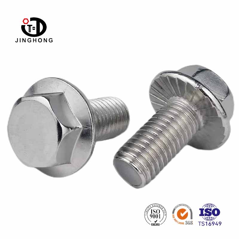 Parafuso de flange hexagon de aço inoxidável