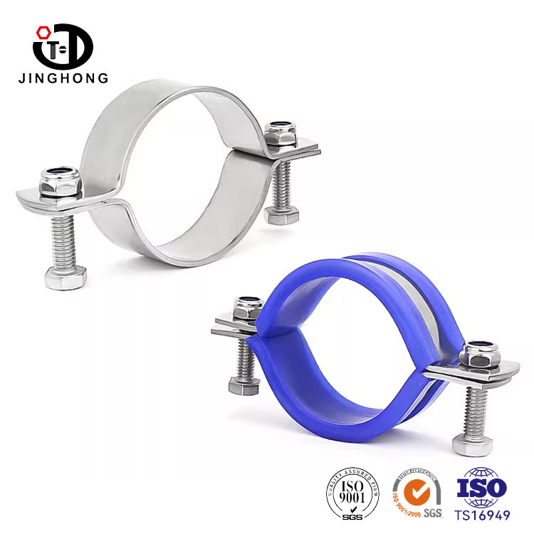 Braçadeira de tubo de água com água espessada