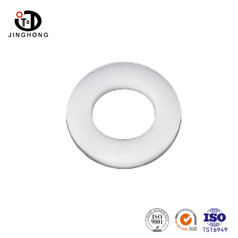Arruelas de nylon de plástico branco